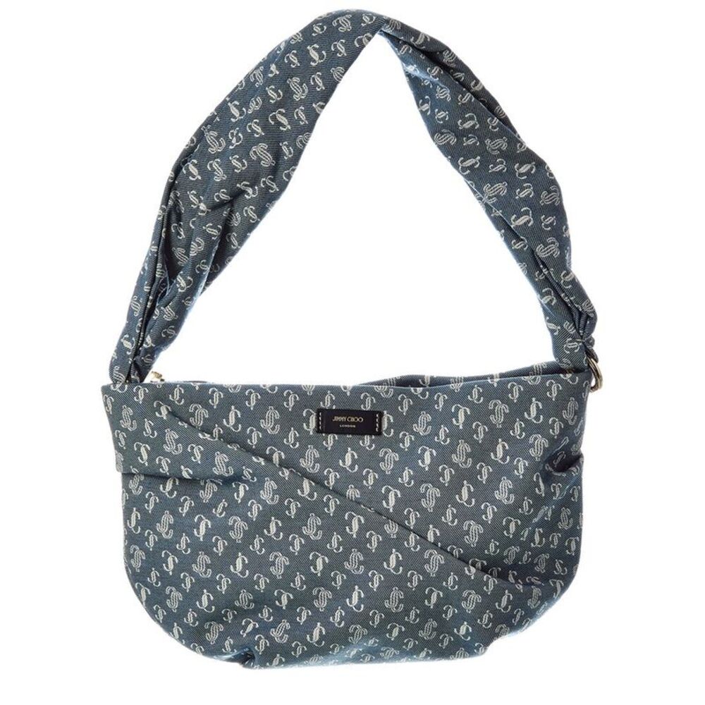 Jimmy Choo Bonny Denim Shoulder Bag, Blue